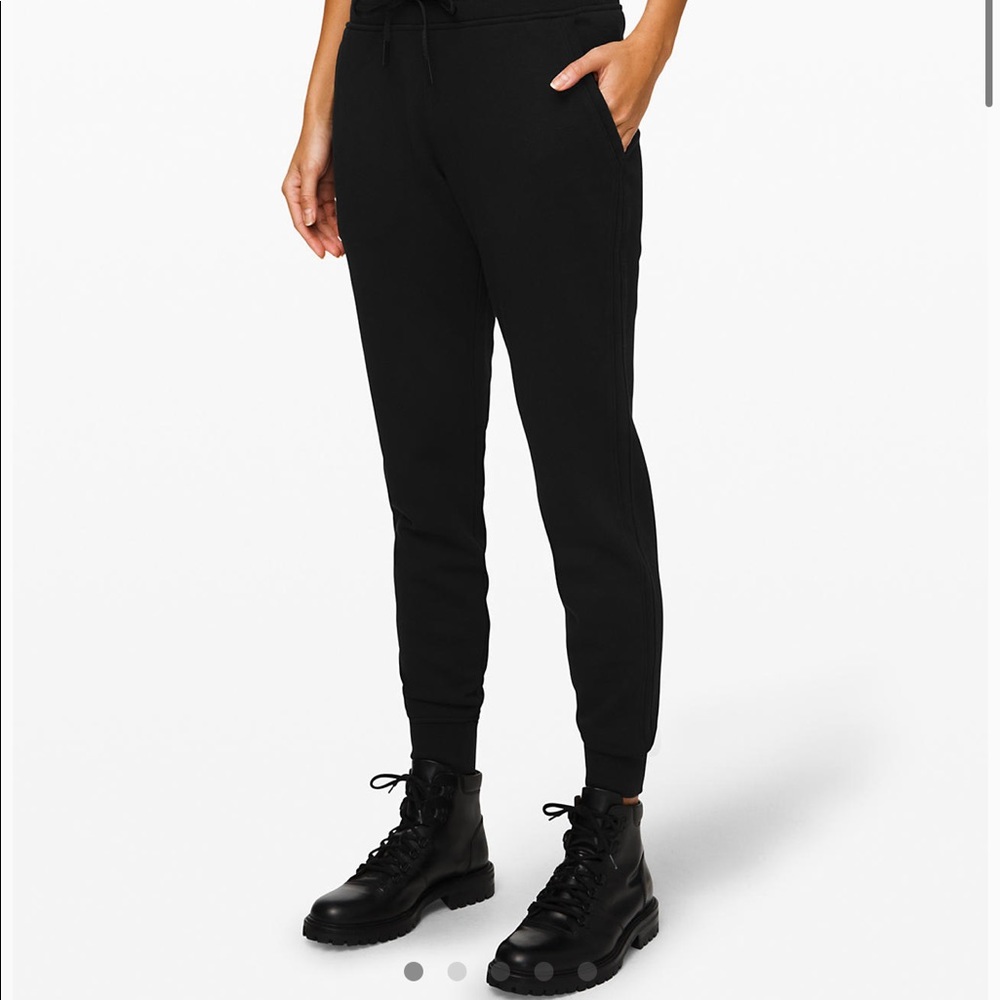 Gray Lululemon Warm Down Jogger